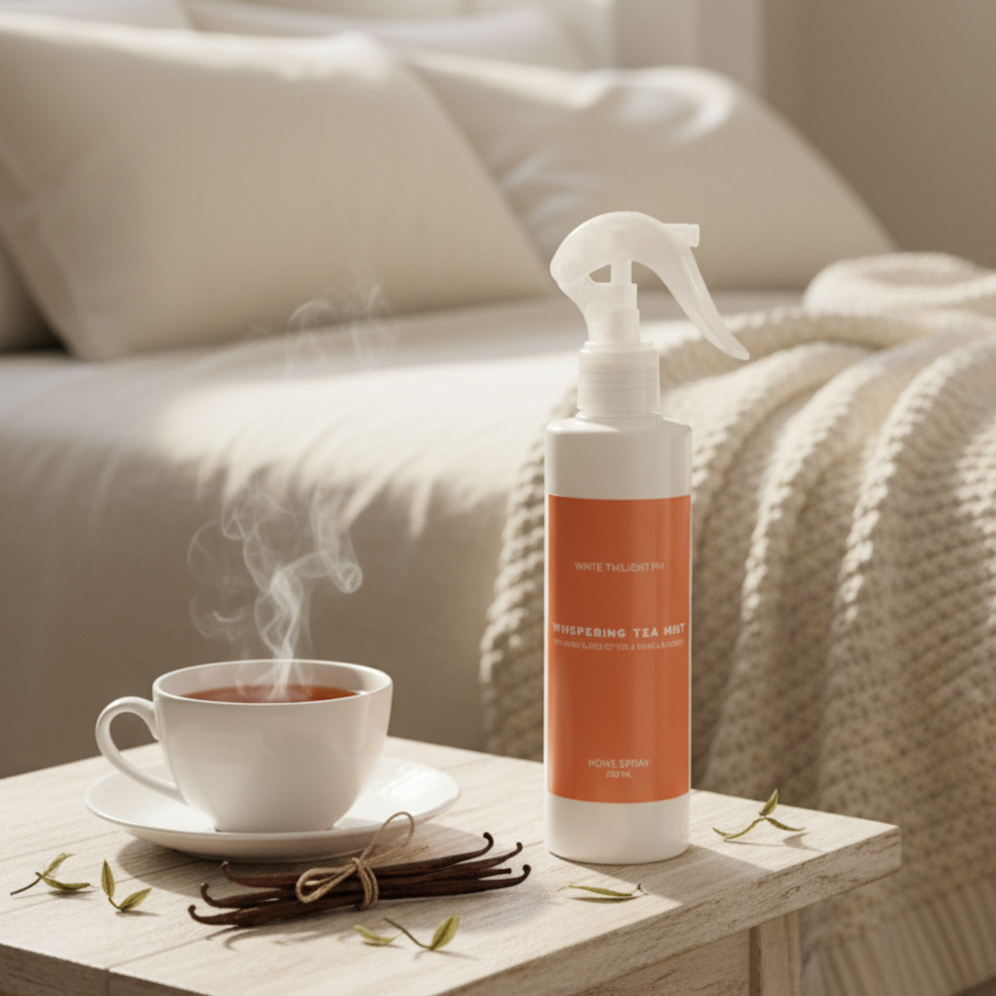 WTP Home & Car Spray Collection – 250ml Long-Lasting Antibacterial Room, Linen, and Car Fragrance | Alcohol-Free, Fabric Safe, Multipurpose Spray