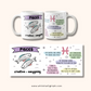 WTP Zodiac Signs Affirmation Mug, 11oz – Cute and Inspiring Ceramic Mug for Daily Positivity