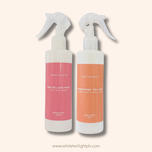 WTP Home & Car Spray Collection – 250ml Long-Lasting Antibacterial Room, Linen, and Car Fragrance | Alcohol-Free, Fabric Safe, Multipurpose Spray
