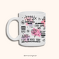WTP Swear Affirmation Mug, 11 oz | Aesthetic, Self Care, Motivational, Positivity Gift Mug