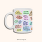 WTP My Daily Bible Affirmation Mug, 11 oz | Aesthetic, Self Care, Motivational, Positivity Gift Mug