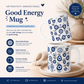 WTP Evil Eye Coffee Mug – Affirmation Mug for Positive Energy, Protection & Mindfulness, Ceramic Inspirational Cup, 11oz