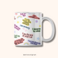 WTP Mum's Self Love Mug, 11 oz | Aesthetic, Self Care, Motivational, Positivity Gift Mug