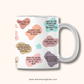 WTP Coffee Break Affirmation Mug, 11 oz | Aesthetic, Self Care, Motivational, Positivity Gift Mug