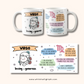 WTP Zodiac Signs Affirmation Mug, 11oz – Cute and Inspiring Ceramic Mug for Daily Positivity