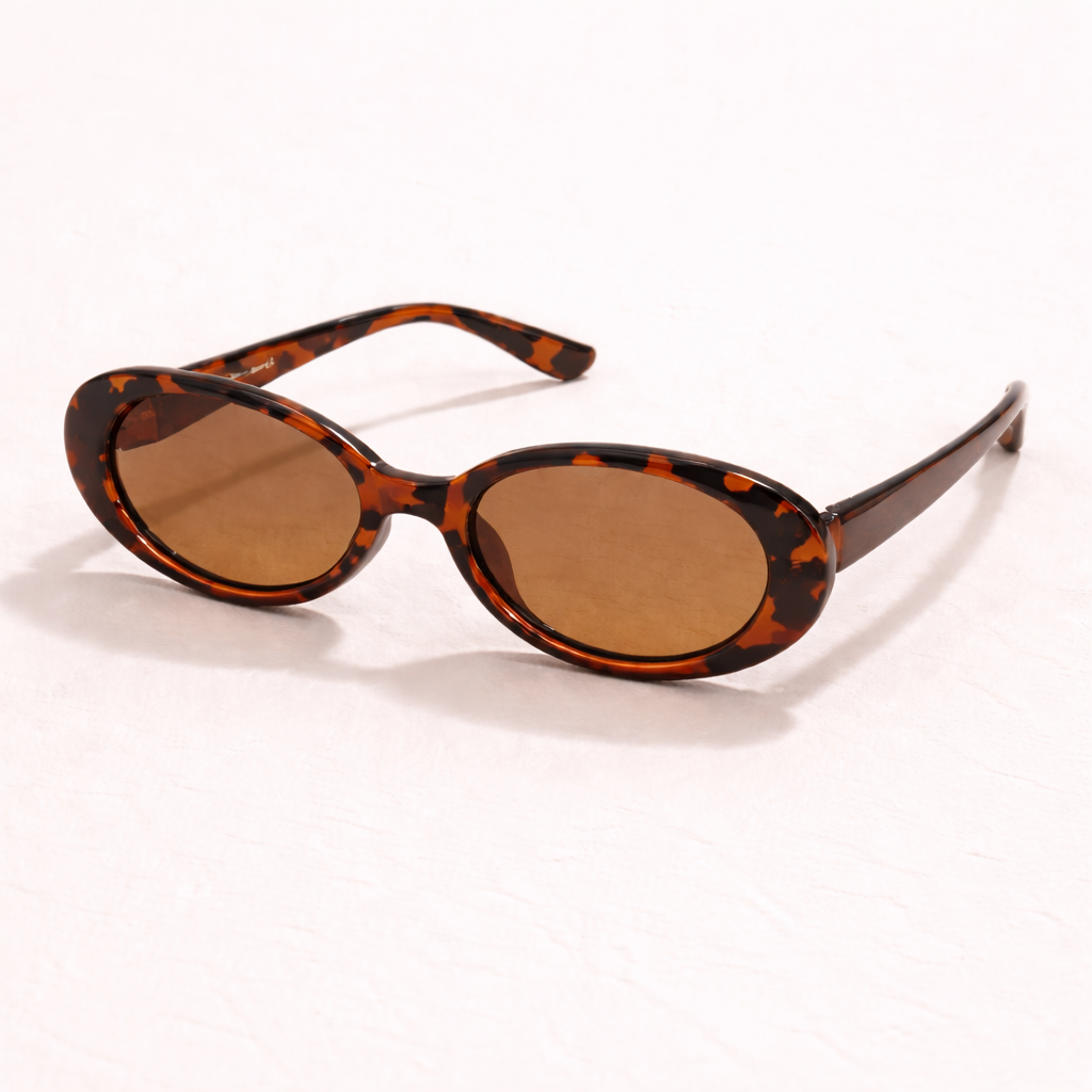 WTP Fearless Glow Sunnies – Retro Oval Sunglasses for Women | Lightweight Fashion Eyewear