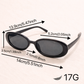 WTP Fearless Glow Sunnies – Retro Oval Sunglasses for Women | Lightweight Fashion Eyewear