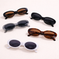 WTP Fearless Glow Sunnies – Retro Oval Sunglasses for Women | Lightweight Fashion Eyewear