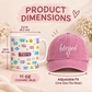 White Twilight PH Blessed Cap and Mug Gift Set for Women – Pink Adjustable Printed Baseball Cap with 11 oz Affirmation Ceramic Mug – Inspirational Christian Gift for Birthday, Christmas, Friends & Loved Ones
