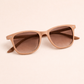White Twilight PH Shine Bright Sunnies – Classic Fashion Sunglasses for Women | Lightweight Plastic Frame Shades for Casual Wear, Beach, Travel & Summer Outfit | Stylish Vacation Sunglasses (Beige, Black Brown Lens, Black Dark Lens)