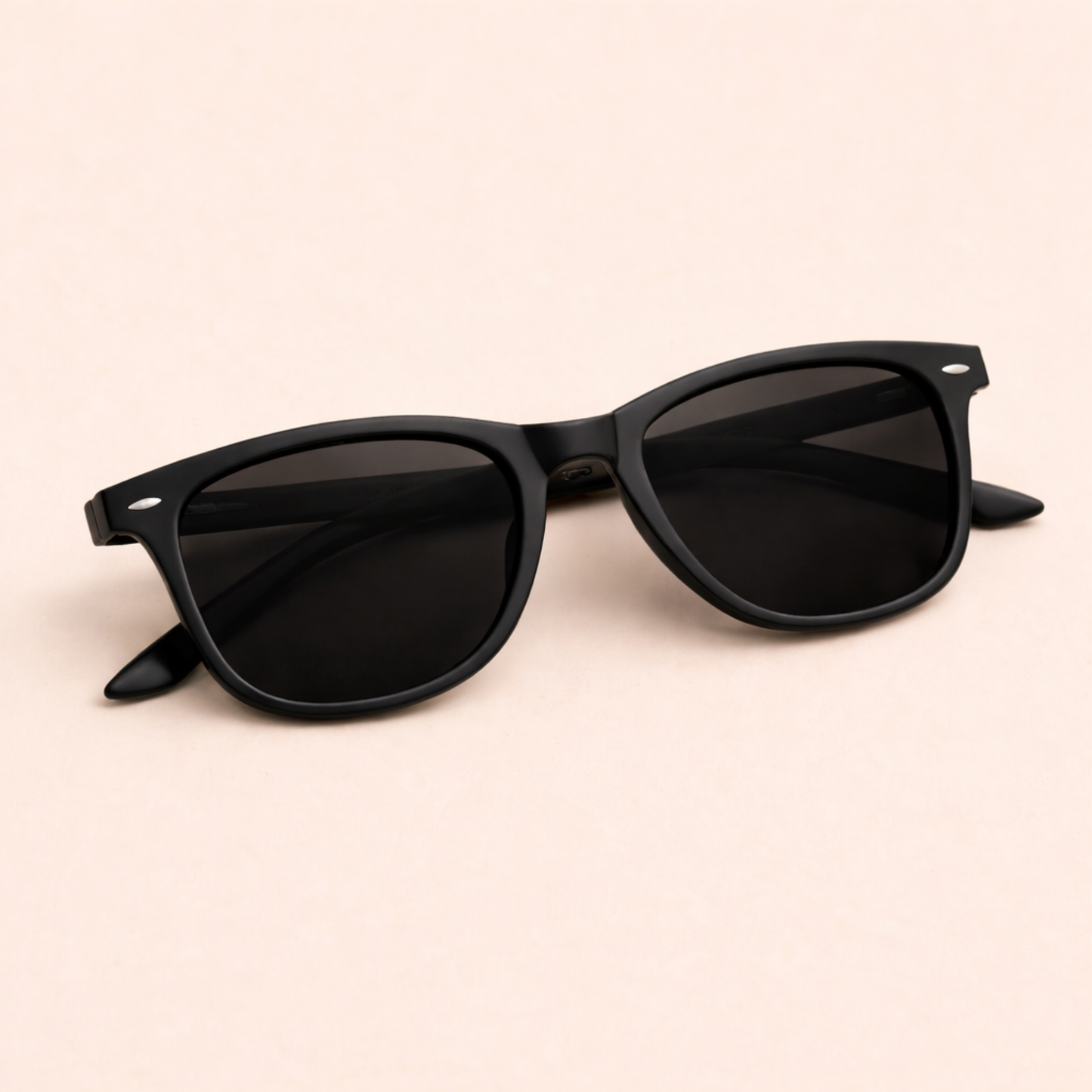 White Twilight PH Shine Bright Sunnies – Classic Fashion Sunglasses for Women | Lightweight Plastic Frame Shades for Casual Wear, Beach, Travel & Summer Outfit | Stylish Vacation Sunglasses (Beige, Black Brown Lens, Black Dark Lens)