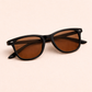 White Twilight PH Shine Bright Sunnies – Classic Fashion Sunglasses for Women | Lightweight Plastic Frame Shades for Casual Wear, Beach, Travel & Summer Outfit | Stylish Vacation Sunglasses (Beige, Black Brown Lens, Black Dark Lens)
