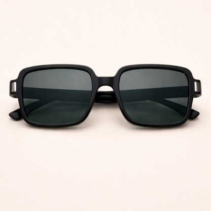 White Twilight PH Soft Aura Shades – Square Fashion Sunglasses | Trendy Aesthetic Sunglasses | Lightweight Plastic Frame | Available in Black, Warm Brown, and Champagne Shades