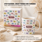 WTP Blessed Daily Affirmation Mug, 11 oz | Faith, Gratitude, Positivity & Encouragement Gift Ceramic Mug, 110z