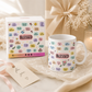 WTP Blessed Daily Affirmation Mug, 11 oz | Faith, Gratitude, Positivity & Encouragement Gift Ceramic Mug, 110z