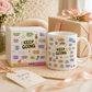 WTP Keep Going Affirmation Mug, 11 oz | Aesthetic Self-Care, Motivational Coffee Mug, Positivity Gift for Everyone