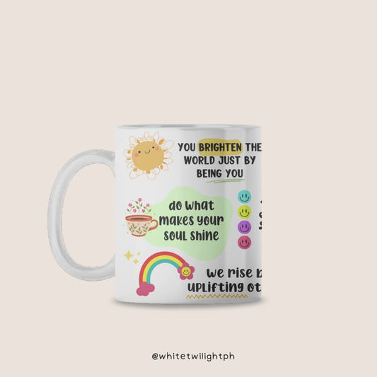 WTP Be The Sunshine Mug, 11 oz | Aesthetic, Self Care, Motivational, Positivity Gift Mug